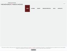 Tablet Screenshot of menendez-abogados.com